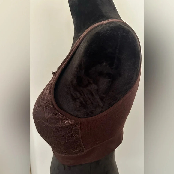 Breezies~Lace Seamless Cami Wirefree Bra~with Removable Modesty Pads ~ Lot Of 2 - Picture 8 of 11